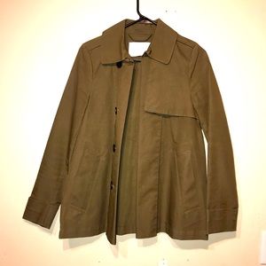 Everlane Olive Rain Jacket